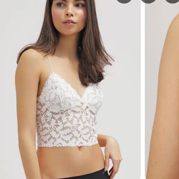 Intimately Free People Ivory Lace Brami - Picture 6 of 14